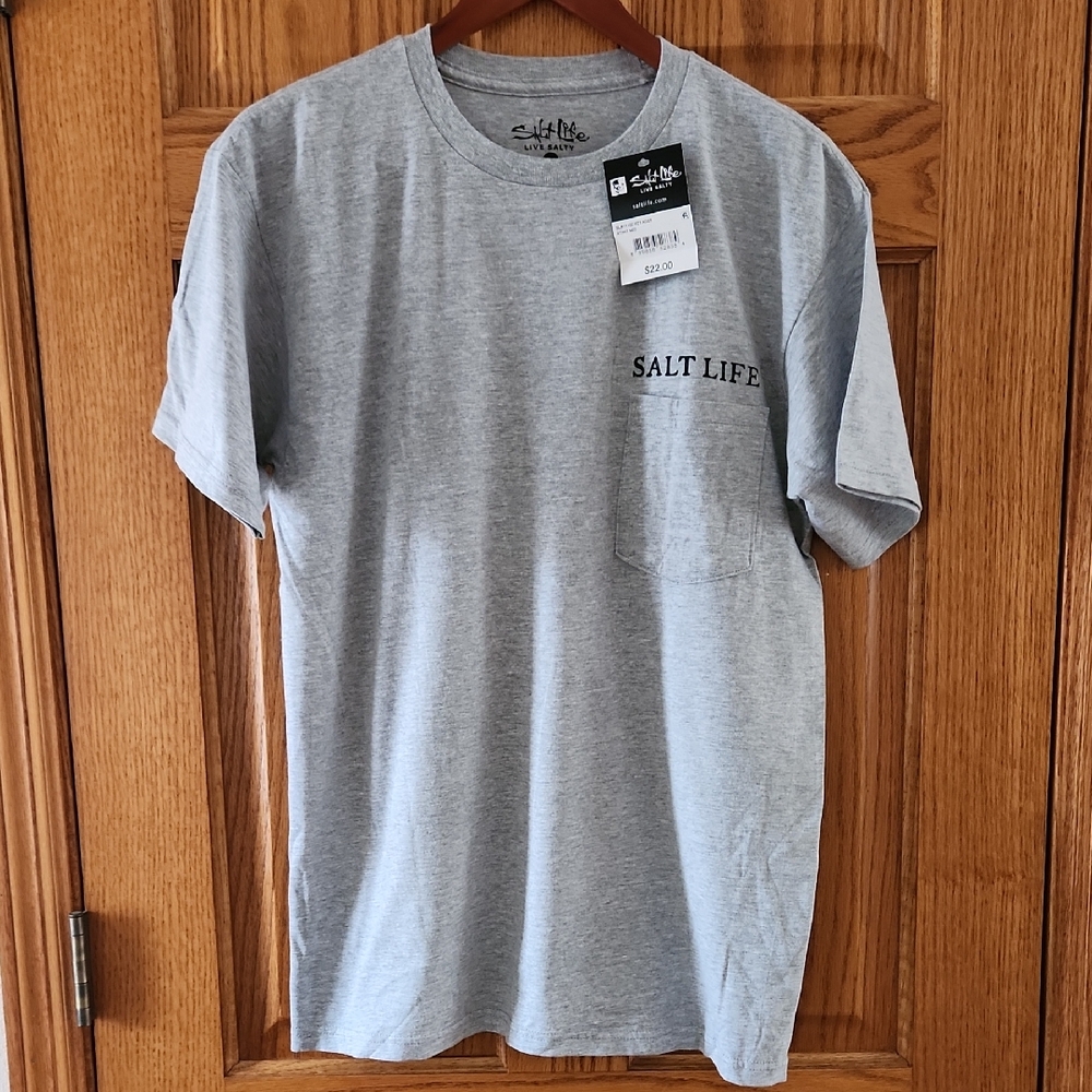 Salt Life Heather Gray Short Sleeve Tee